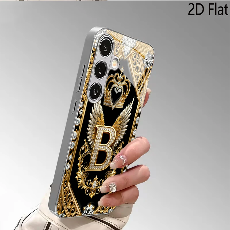 Golden Crown and Wings for Samsung Galaxy S26 S25 S24 S23 S22 S21 S20 Ultra PLUS FE A Series A55 A54 A34 A33 A15 14 13 A24 25 NO view 5