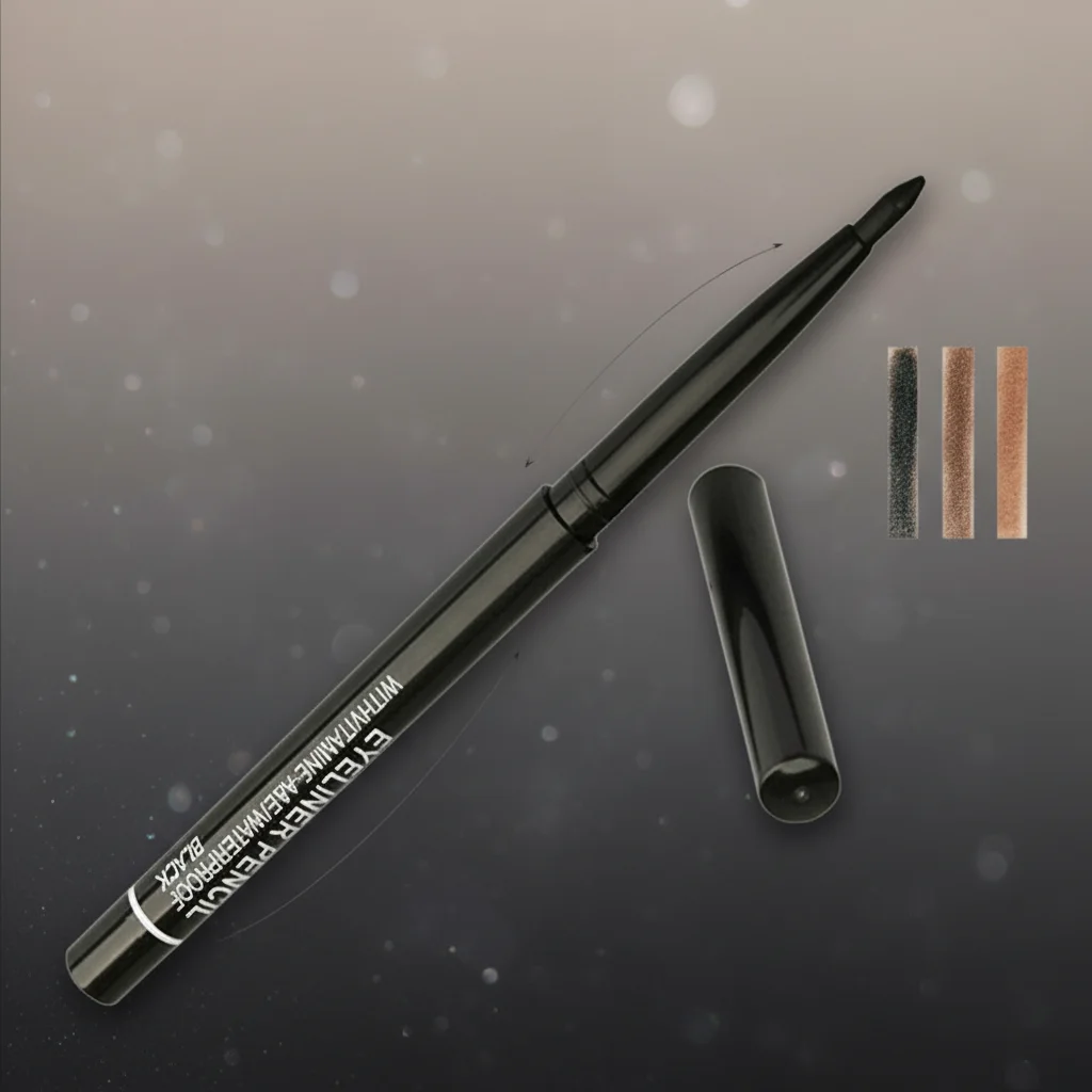 1 Pc Women Eyeliner Pen Waterproof Quick Dry Automatic Rotating Makeup Tool for Eyebrows