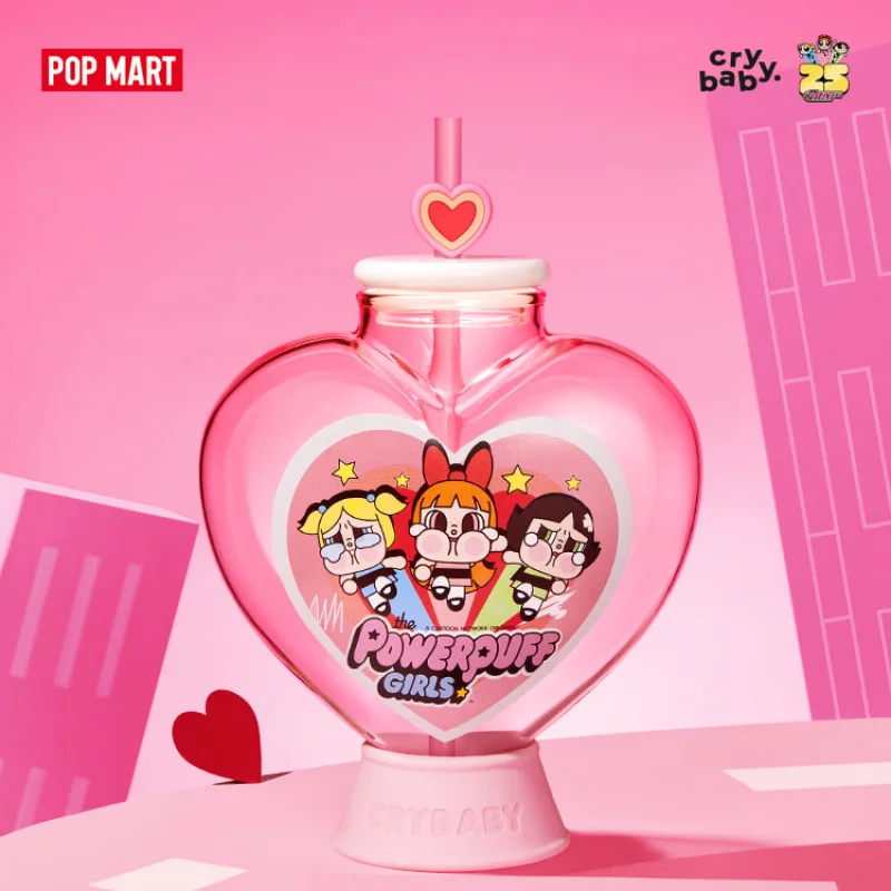 

POP MART CRYBABY x The Powerpuff Girls Series Love Cup Cute Cup Around