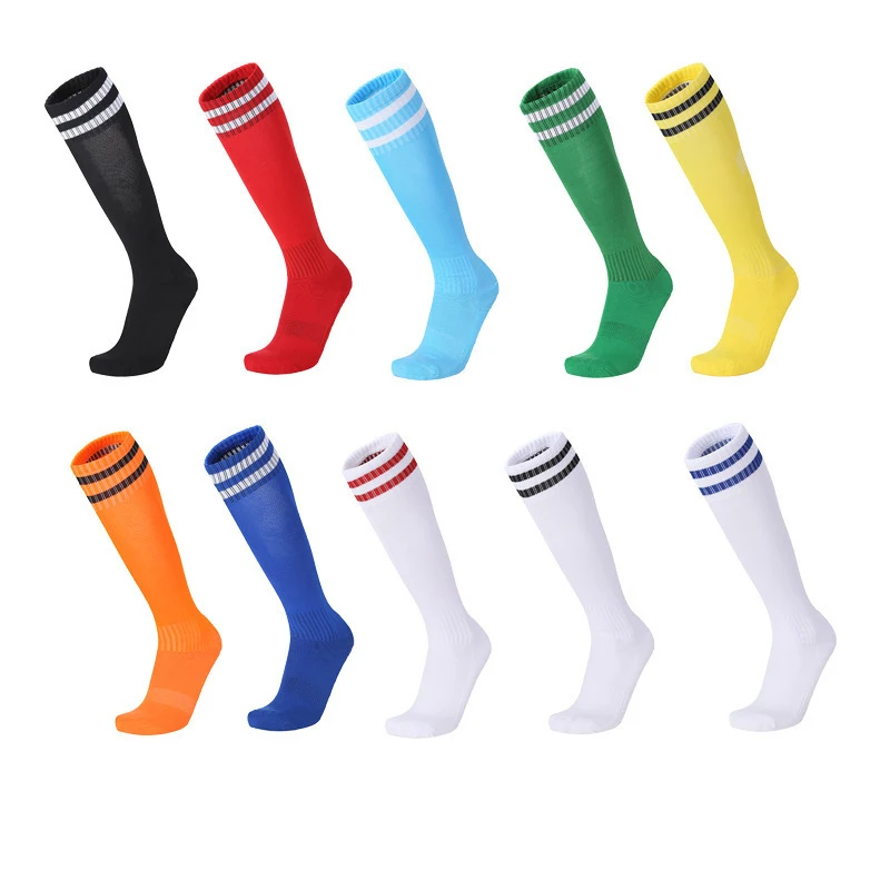 Fußball socke Hohe Rohr Erwachsene kinder fußball socken Sport socken Absorbieren schweiß Nicht-slip Junge Socke Lauf socken fußball Socken