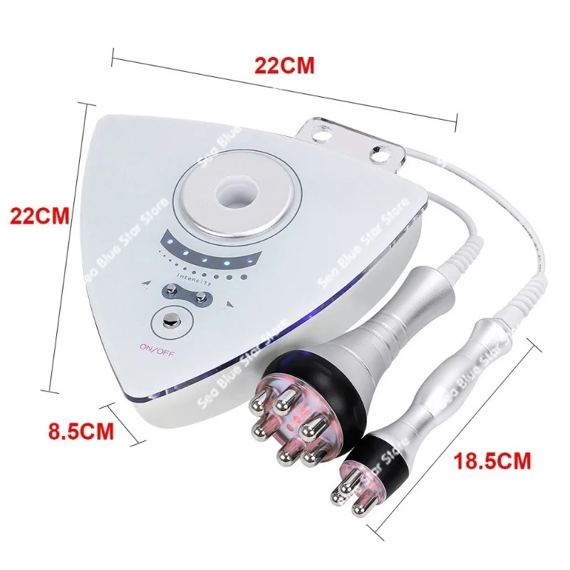 Cross-border radio wave skin lift facial rejuvenation three-pole six-pole beauty instrument massager Face lifting machine