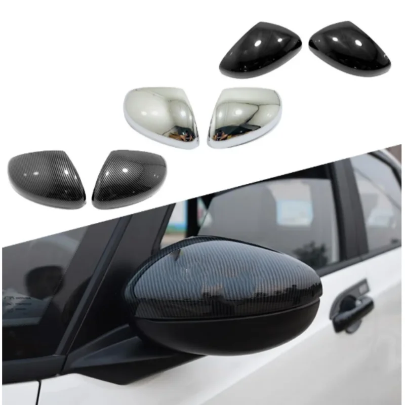 

ABS Decoration Stick Rear View Eyebrow Side Glass Mirror Cover Trim Frame Parts 2PCs For Honda Fit Jazz 2020 - 2024