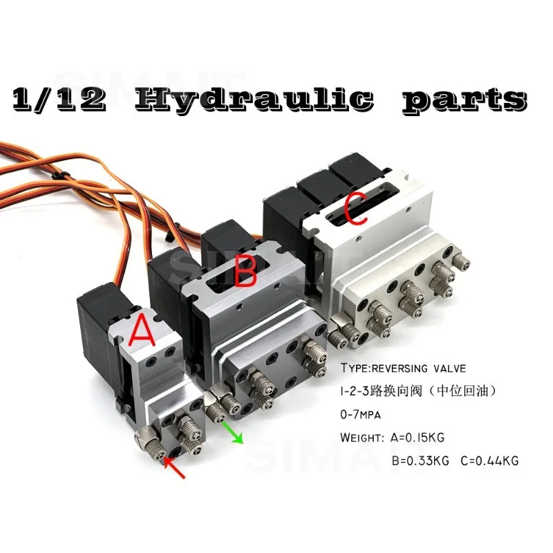 J-16 Hydraulic Excavator Model Reversing Valve 4.6 Multi-way Large Valve 7MPA (for Teaching Experiment) Medium Oil Return