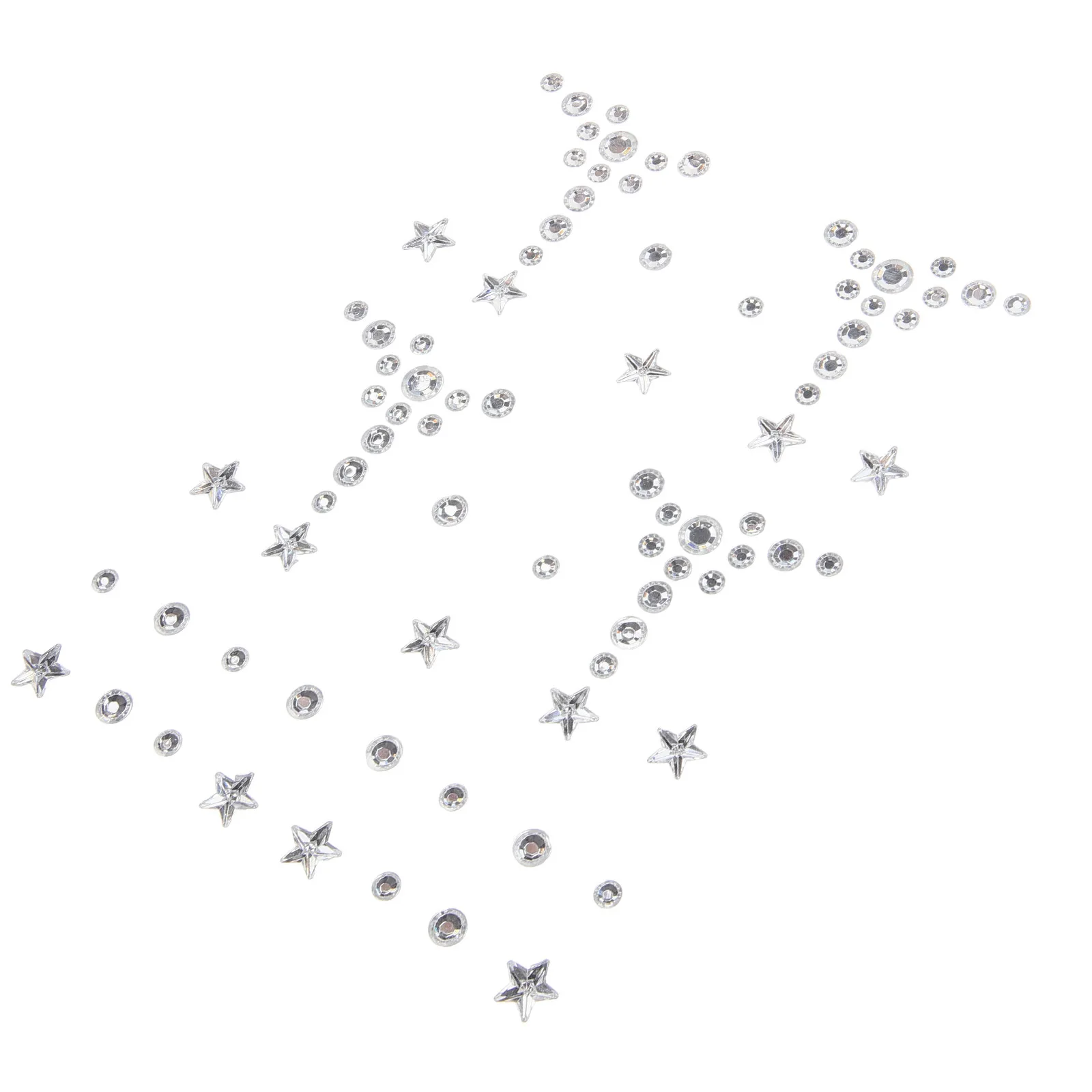 

1 Sheet Tear Drop Pearl Face Jewels Stick on Festival Face Gems Stickers Self Adhesive Body Gems for Nails Phone Use
