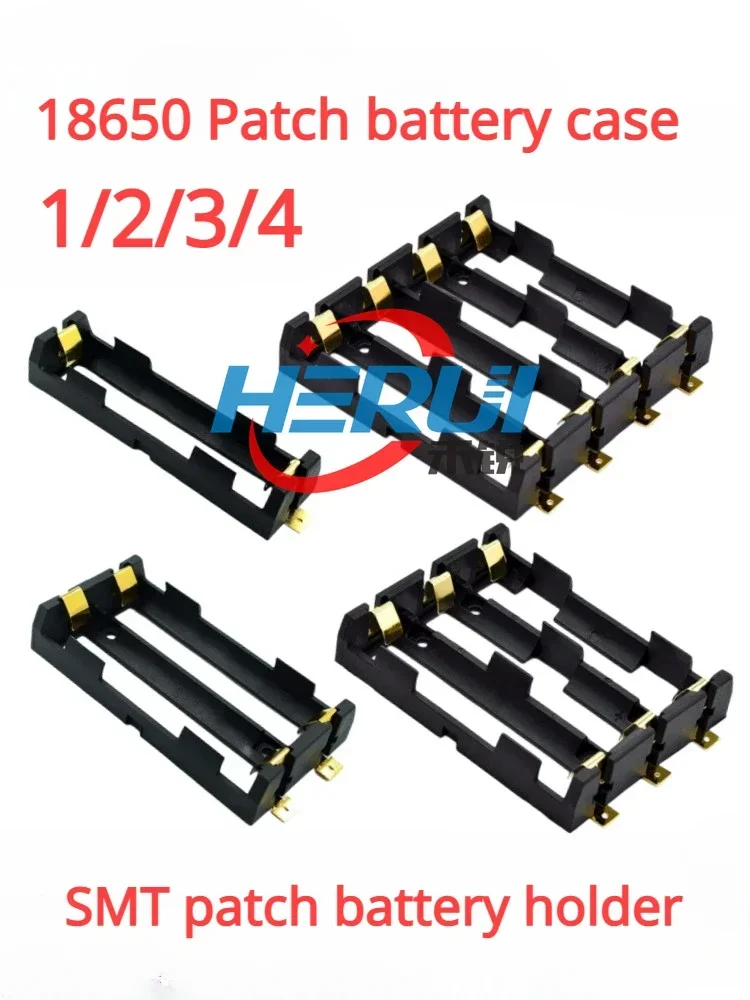 Boîtier de batterie 18650, simple/double/triple/quadruple SMT TecDIP Verses 1 à 4 Patch support de batterie SMD