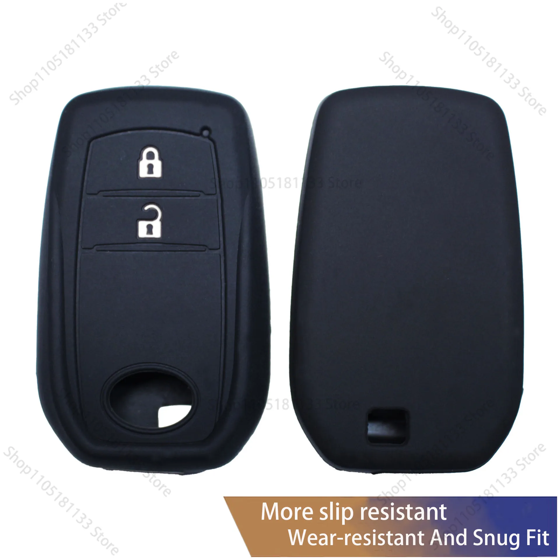 For Toyota Sienna For Previa For Alphard For Vellfire 4 Button Hollow Out Key Cover Silicone Case Anti Scratch Shockproof