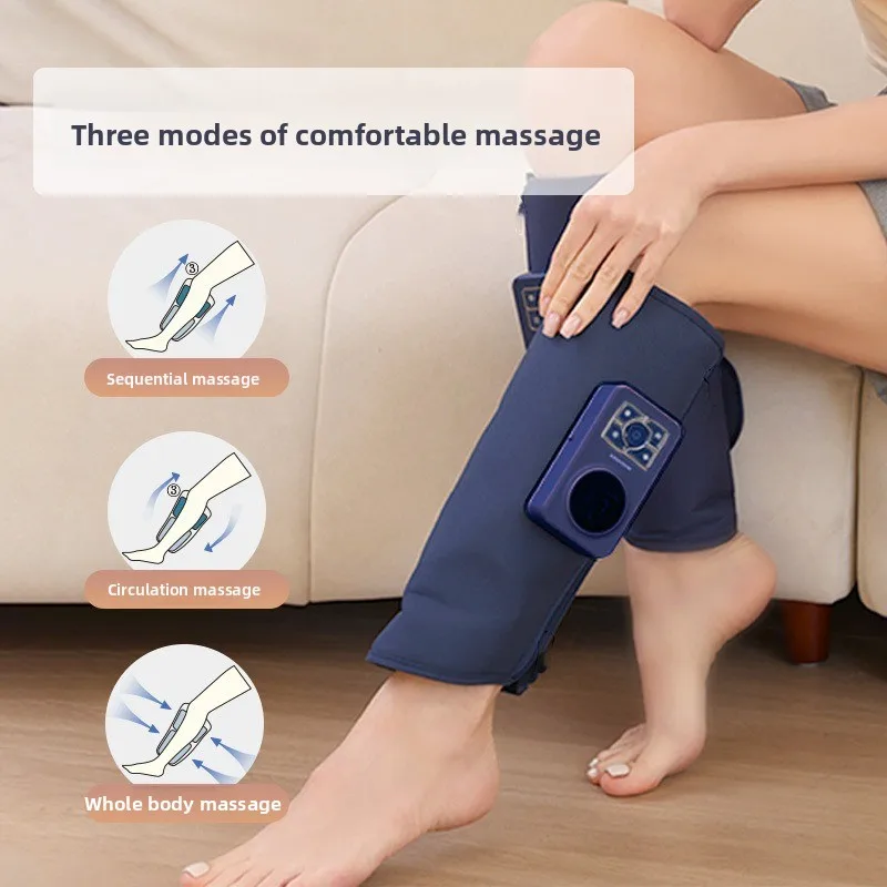 2026New EMS leg massager calf airbag heating compress massager air pressure electric leg beauty instrument air wave