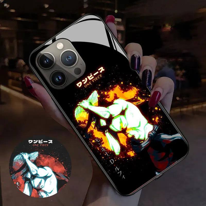 Anime Luminous Phone Case For Poco F5 Pro X3 X4 F3 F4 GT M3 Xiaomi 12T 11Pro Redmi Note10  Note11 Pro Hot Blood