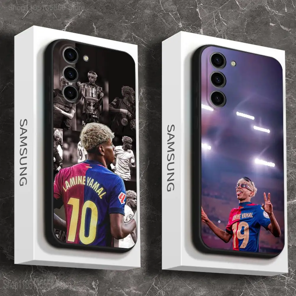 

L-Lamine Sport-19 Y-Yamals Phone Case For Samsung Galaxy A 91,80,73,72,71,53,52,51,22,5G Shockproof Soft Black Cover