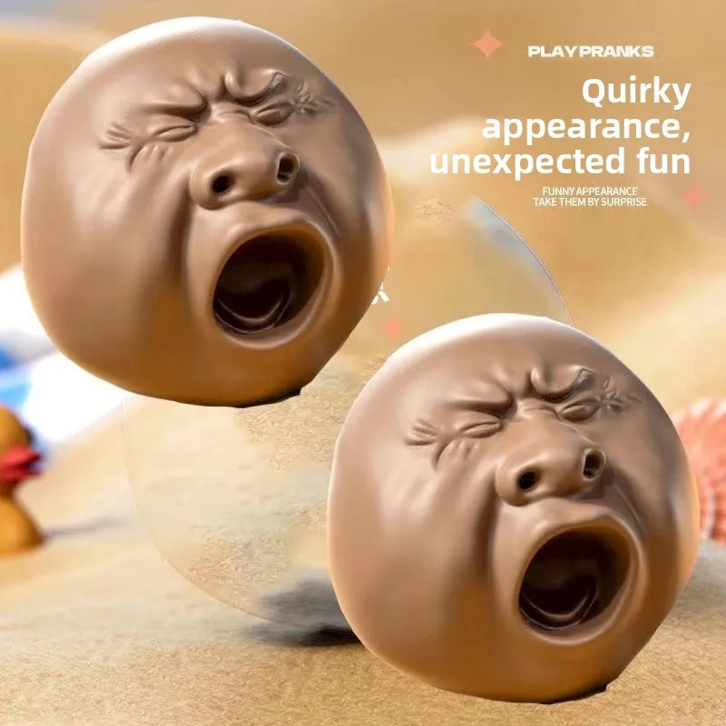 1/3/5pcs Funny yawning tea Pet Water Gun Toy Ugly Head Mischief Toy Creative Water Spray Toy Ornament Gift Stress Relief Toy