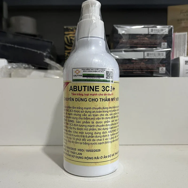 250/350g U Tarng ABUTINE 3C3+ Tám trăng loại mạnh Cho Da Chai CHUYÊN DUNG CHO THẨM MỸ Kem Body Kaki trăng Arbutina hàng Thái