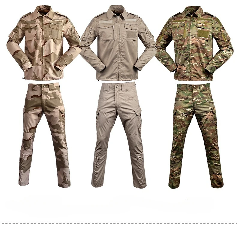 Tactical Uniform Militar Uniform Set Militar Suit Combat Militar Uniforms Men Set Tactical Suit Full Work Wear Men