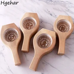 Manual DIY Wooden Steamed Buns Mold Moon Cake Fruit Biscuits Baking Pastry Food Mould Kitchen Accessories Household Gadget
