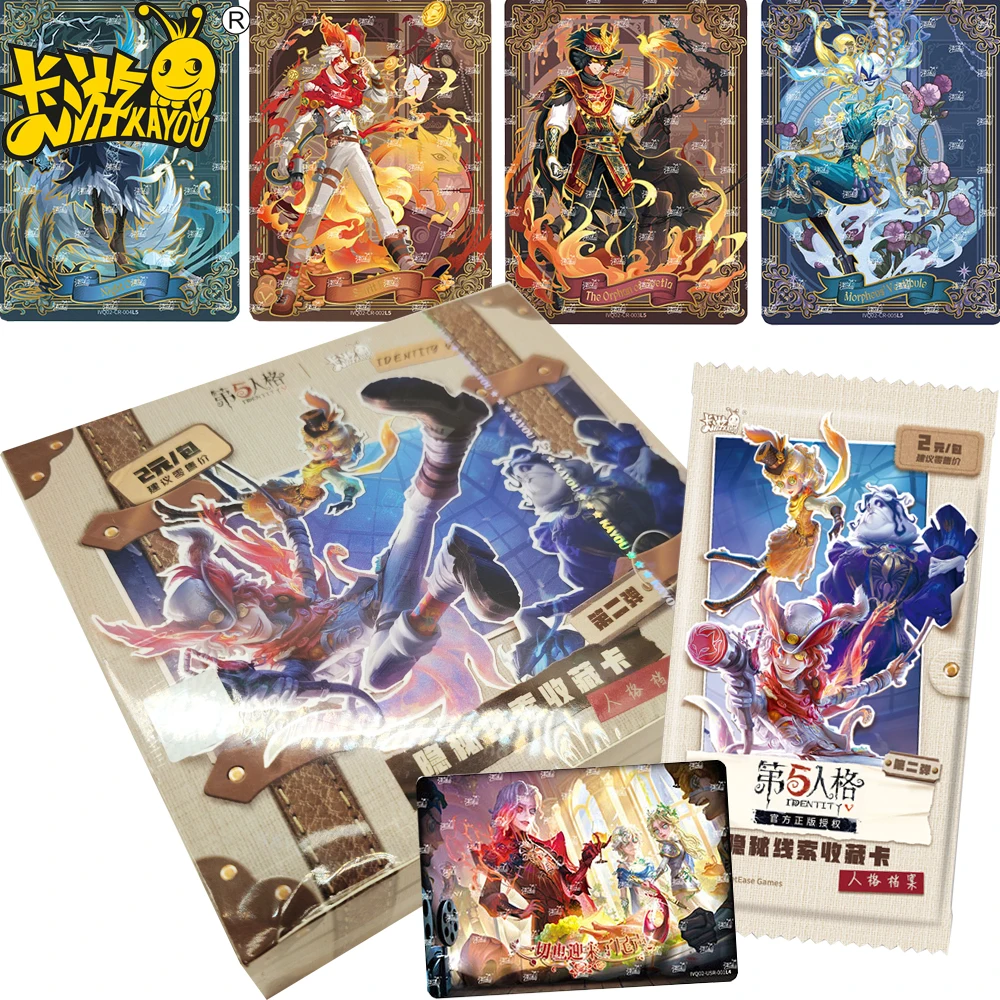 

Kayou Genuine Identity ⅤGame Collection Cards Q-version Exquisite and Gorgeous Characters Cards Booster Box Toys Gifts for Kids