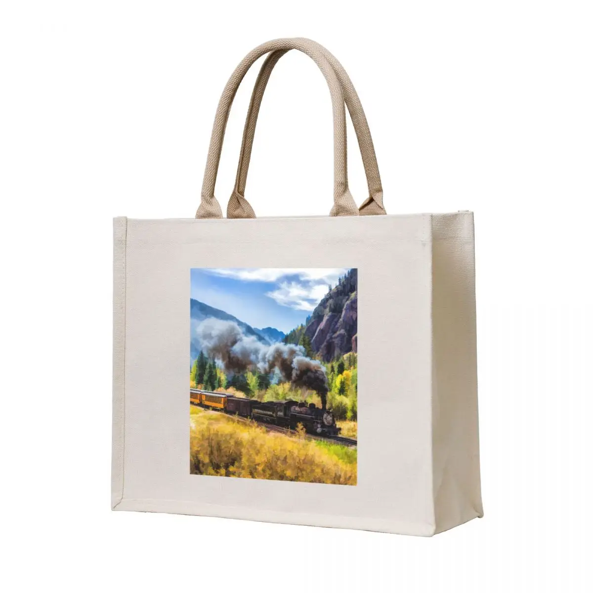 

Scenic Durango and Silverton Steam Train Tote Bag Women's bags Handbags women canvas tote bags