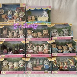 Original Sylvanian Anime Figures Cute Kawaii Version Ternurines Action Figures Kawaii Family Girl Birthday Toys Family Gifts