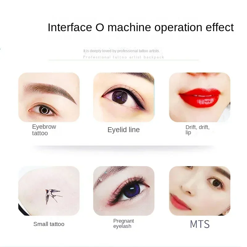 Device Full Throw All-in-One Machine Eyebrow Tattoo Inner Eyeliner Small Tattoo Machine Semi-Permanent Instrument Dual Battery