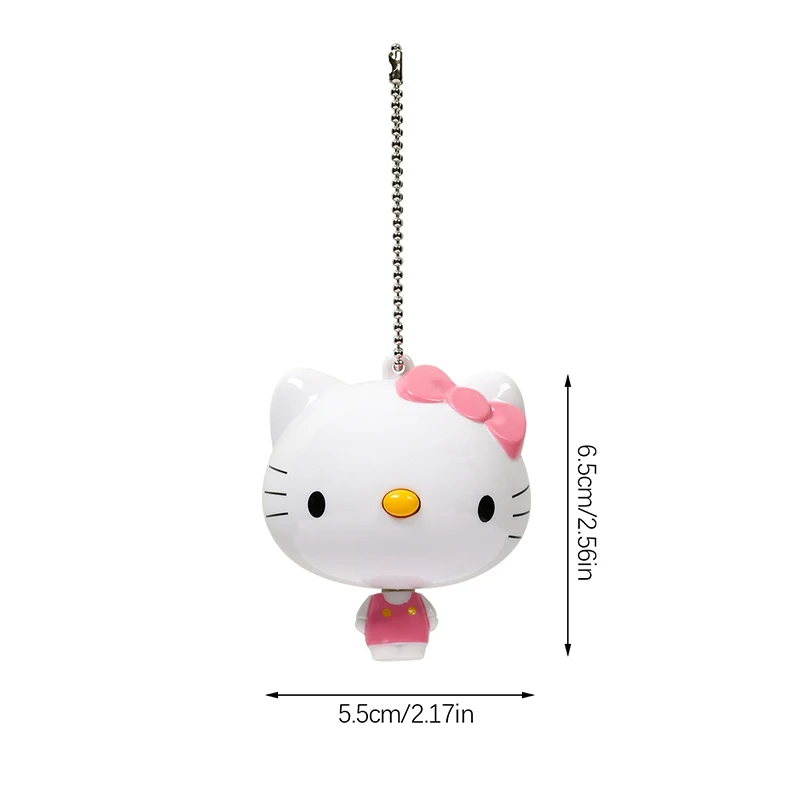 Hello Kitty pita teleskopik, pita pengukur lembut penggaris Meter portabel Mini pita teleskop untuk mengukur lingkar pinggang baju