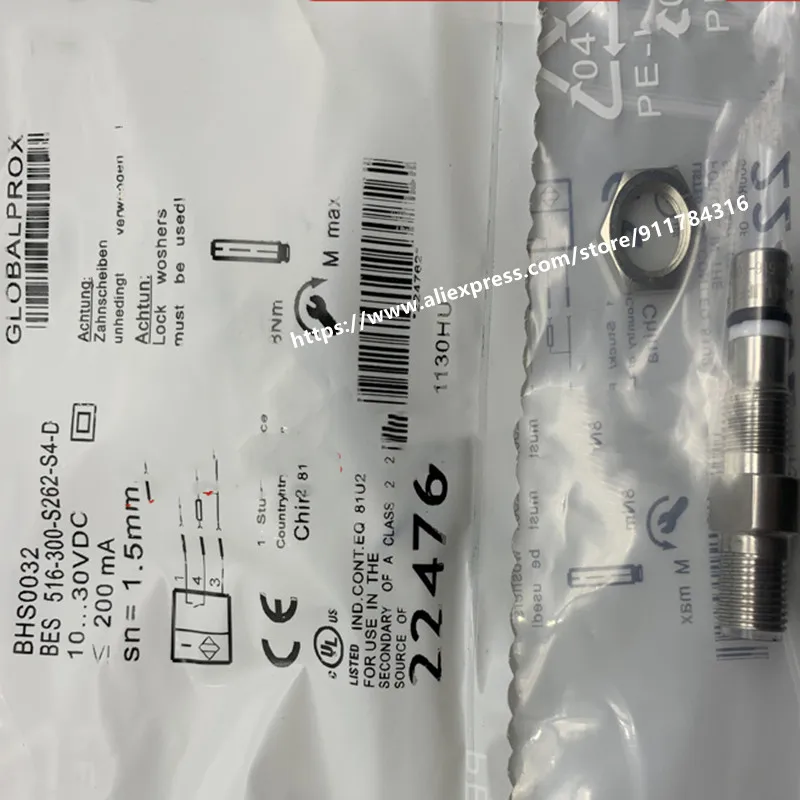 New High Quality Balluff High Voltage Proximity BES 516-300-S262-S4-D BES 516-300-S322-S4-D