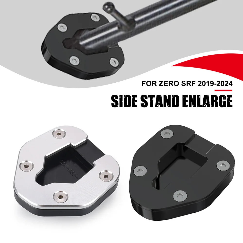 

Motorcycle CNC Kickstand Extension Foot Side Stand Pad Support Plate For Zero SRF 2019-2020-2021-2022-2023-2024 Accessories SR/F