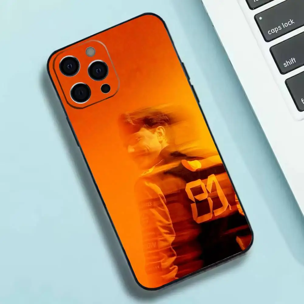 حافظة هاتف Oscar P-Piastri 81 من السيليكون الناعم لهاتف آيفون 17 16 15 14 13 12 11 X XR Plus Pro Max Plus