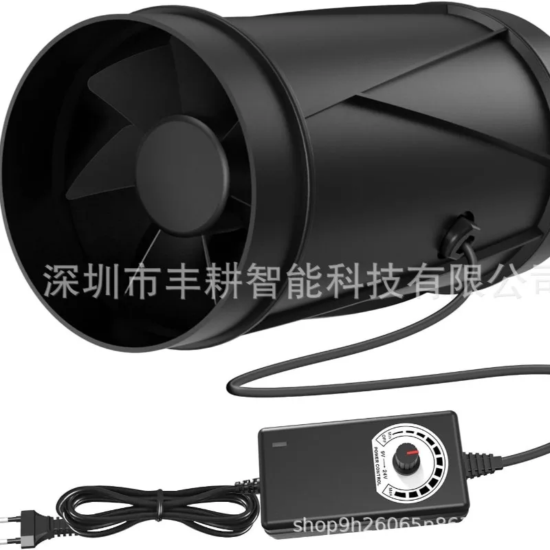 Source factory 4/6 inch EC knob speed control flow duct fan air conditioner strong wind exhaust fan ventilation fan