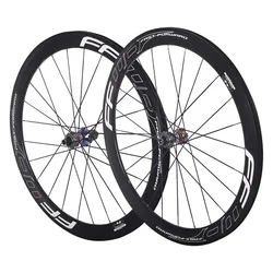 New 700c depth 30/40/50mm bike alloy road wheelset clincher v rims disc brake thru axle center lock hubs road bicycle wheels