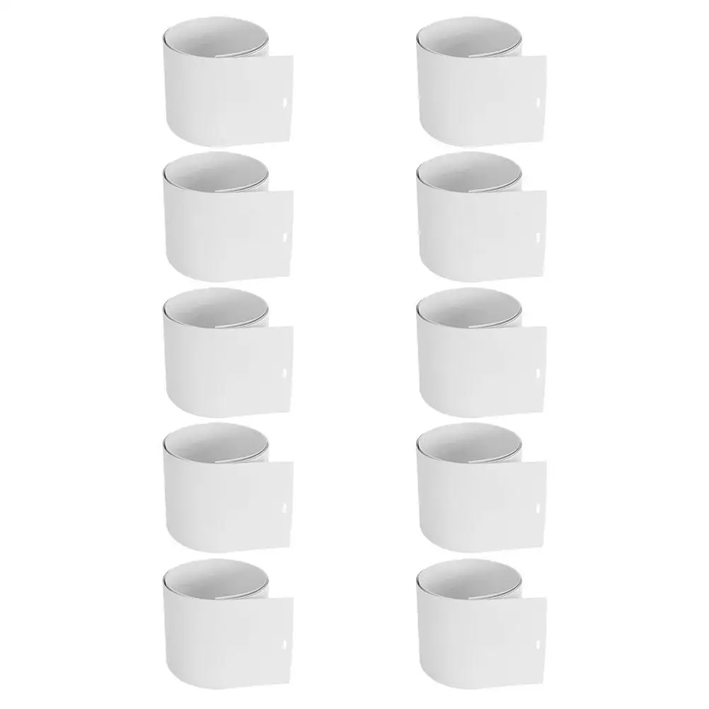 

10 Pcs White Vertical Blind Replacement Slats Window Blinds Parts Repair Curtain Apartment Pieces Decorative Accessories