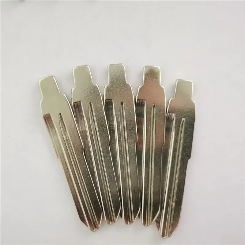 10Pcs/Lot #60 GT15 Metal Uncut Flip Key Blank Replacement Key Blade Compatible With KD VVDI Key Cutting Machine For Fiat Palio O