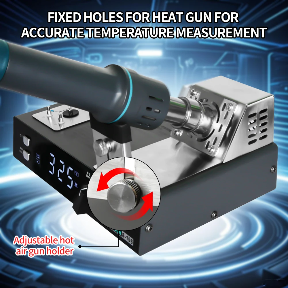 SUGON S-196 Hot Air Soldering Iron 2-in-1 Temperature Tester Sensor Thermocouple Calibrator For Welding Rework Station