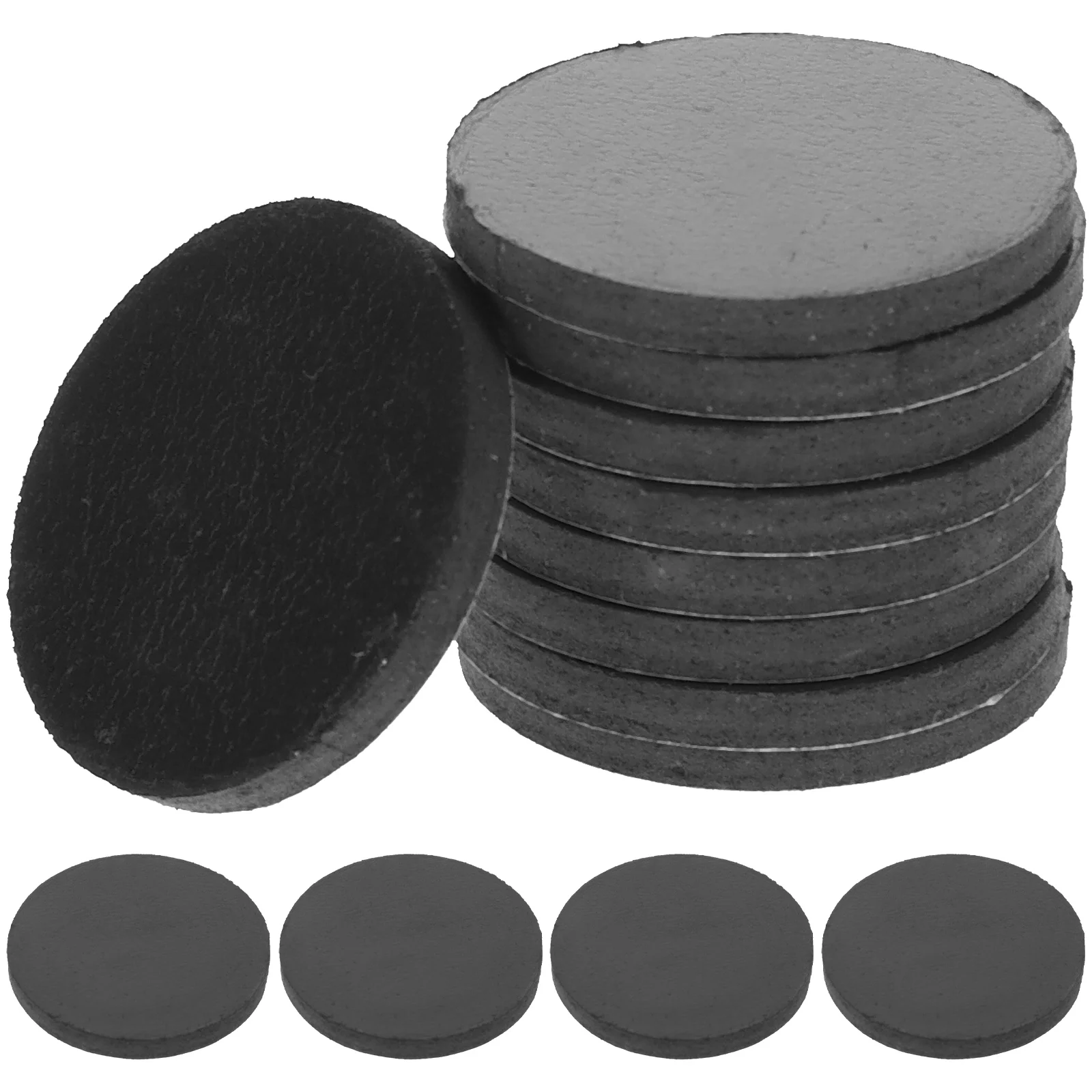 100Pcs Round Rubber Magnets Small Disc Magnets Adhesive Backing for Craft Office Whiteboard Fridge Small Magnet