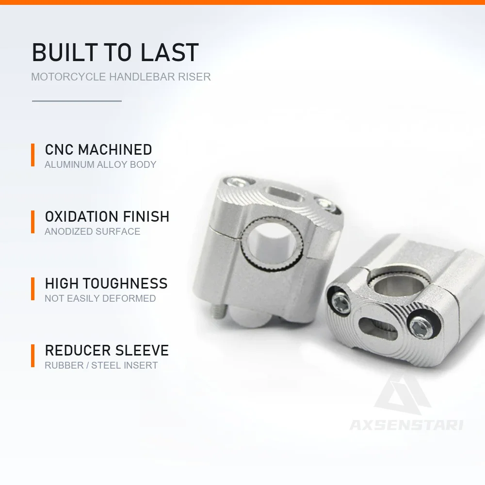 22MM 28MM CNC Handlebar Clamp Accessories Fat Bar Risers Mount Adaptor for Dirt Bike Racing Motorcycle Modification view 3
