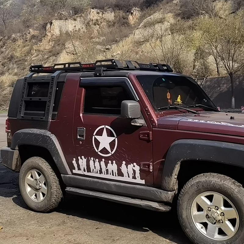 Custom OEM Removable Roof Luggage Cargo Basket Rack Universal 4 Door 4X4 Offroad SUV Outdoor Storage Accessories