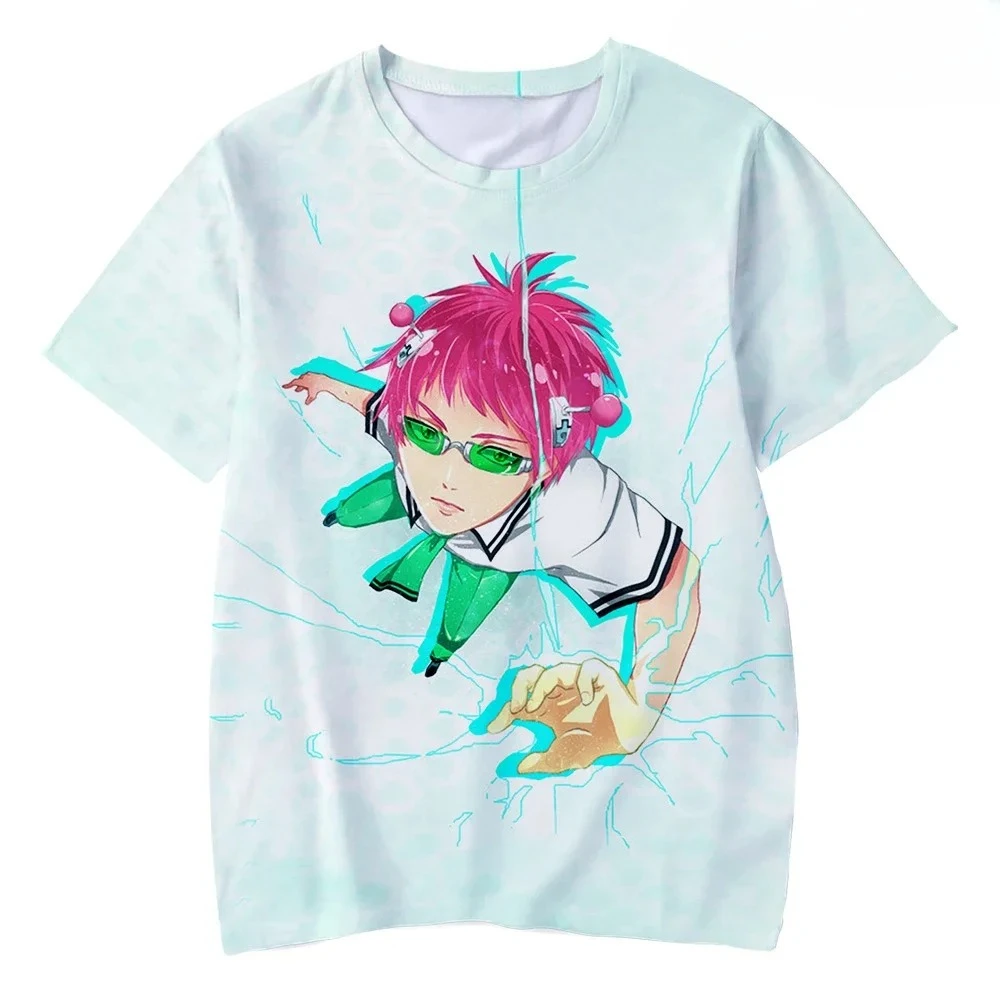 

Saiki Kusuo No Sai-Nan 3D футболка с принтом для мужчин/женщин/детей Harajuku забавная футболка костюм лето Kawaii Япония унисекс аниме топы