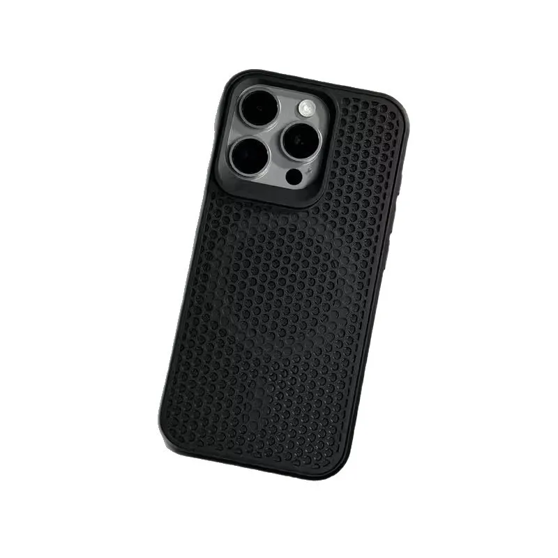 Honeycomb heat dissipation magnetic suction shell is suitable forXiaomi15probreathable and anti-drop mattelenslargeholeanti-drop