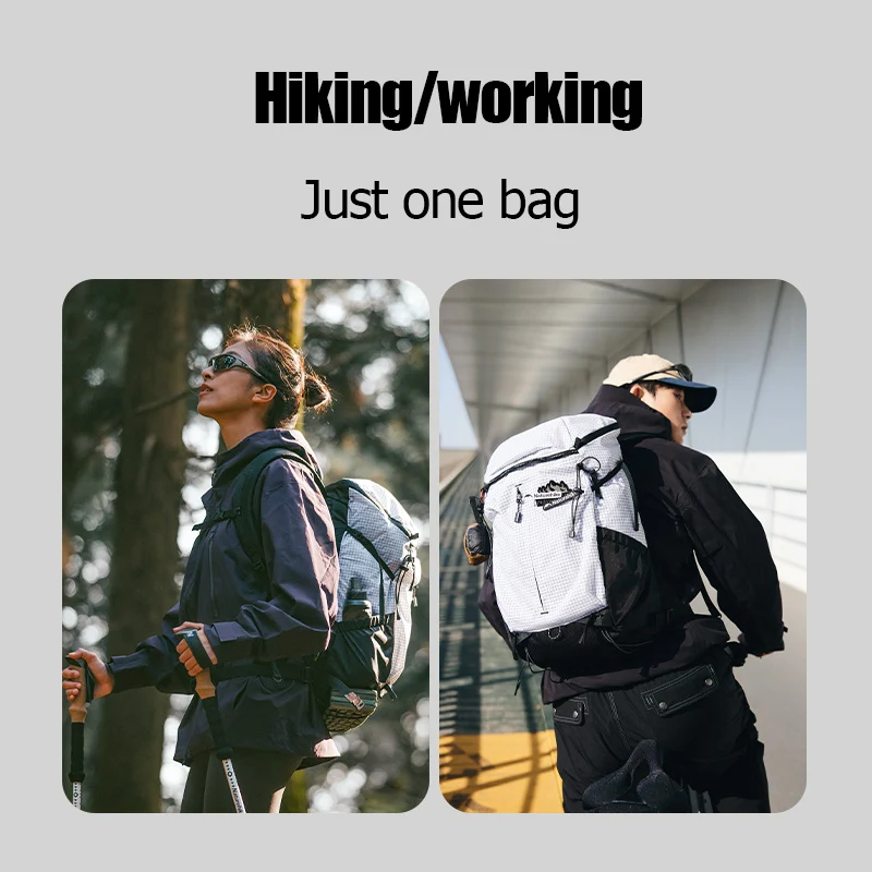 Naturehike Camping Backpack for Men 25L Lightweight Climbing Travel Bag Outdoor Hiking Waterproof Multifunctional Unisex Bag