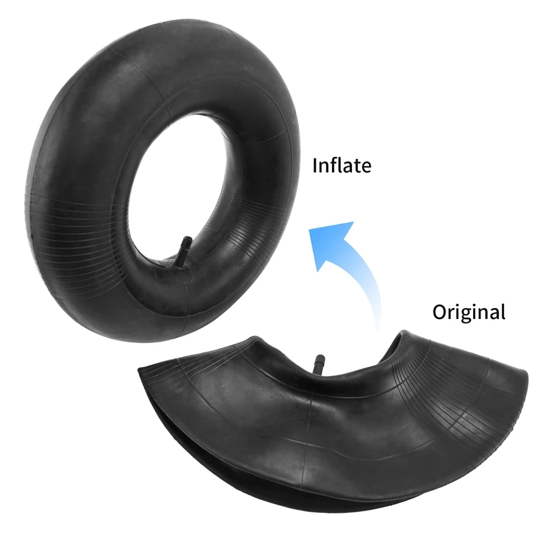 A33Z-مجموعة من اثنين من الأنبوب الداخلي لإطارات العشب 15X6.00-6 15X6X6 TR13 إطار جرار جزازة العشب