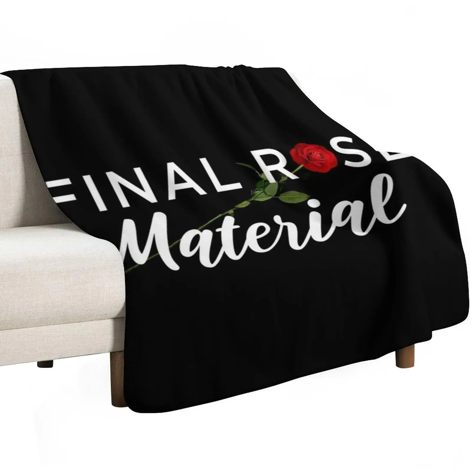 Final Rose Material The Bachelor Throw Blanket Kid'S Beautifuls Flannel Giant Sofa Luxury St Retros Blankets