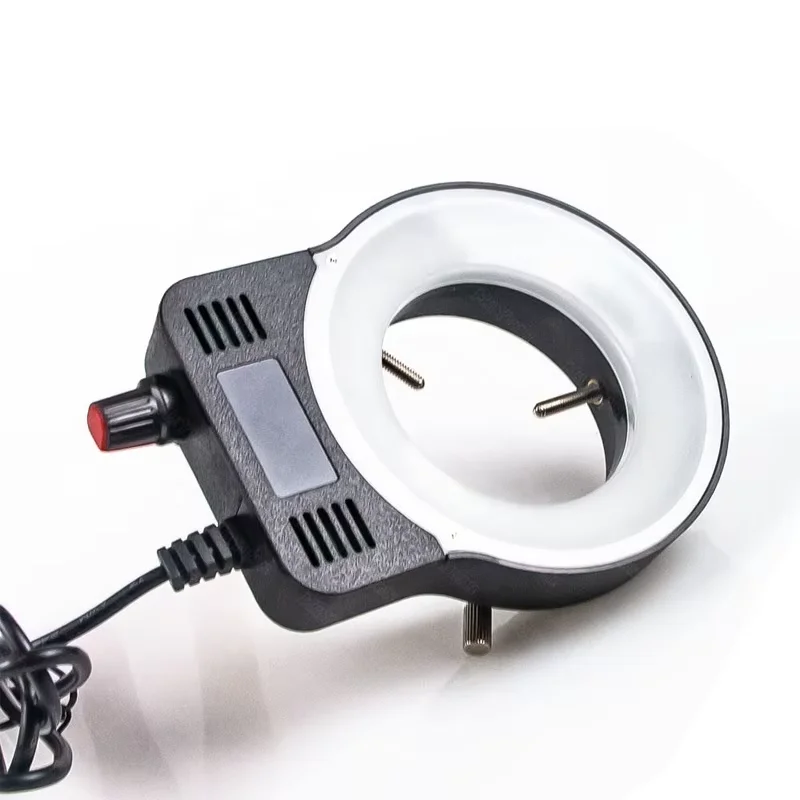 USB LED Ring Light Illuminator  Industry Monocular Binocular Trinocular Stereo Video Microscope Lens Camera Magnifier OK65LED