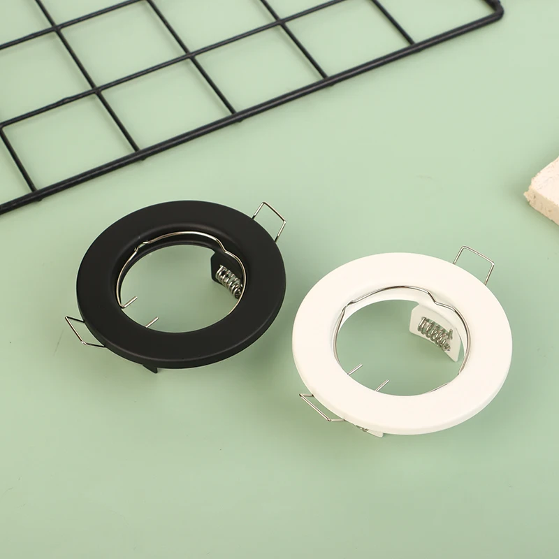 1Pc Down Light Frame Recessed LED Ceiling Downlight GU10 MR16 Ceiling Spot Lights Fixture Spot Light Fitting For Housing