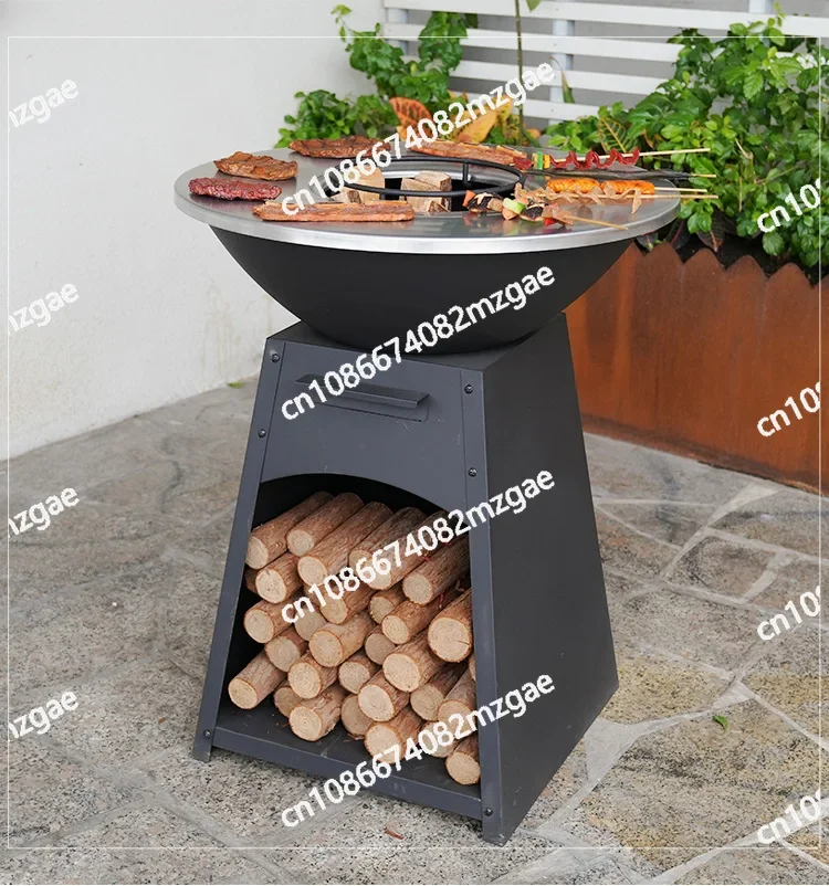 

Vertical Firewood Stove Outdoor Barbecue Bonfire Stove