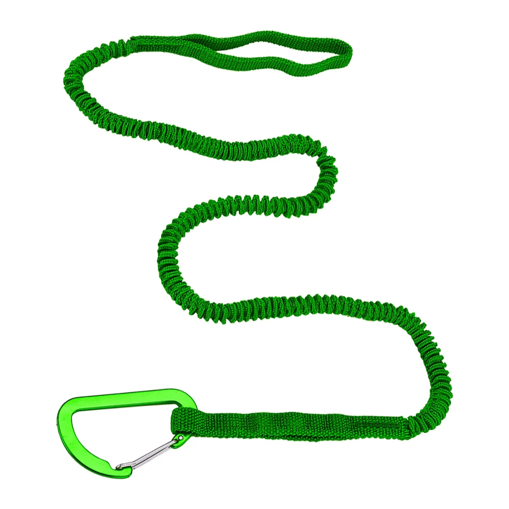 카약 패들 가죽 끈 조정 가능한 신축성 있는 스트랩 카누 낚시 보트용 신축성 있는 코일 끈 가죽 끈