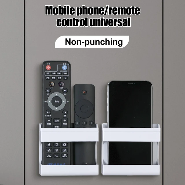 Multi-functional Wall-mounted Organizer for Remote Controls and Mobile Phones 3 Multi-functional Wall-mounted Organizer for Remote Controls and Mobile Phones 3