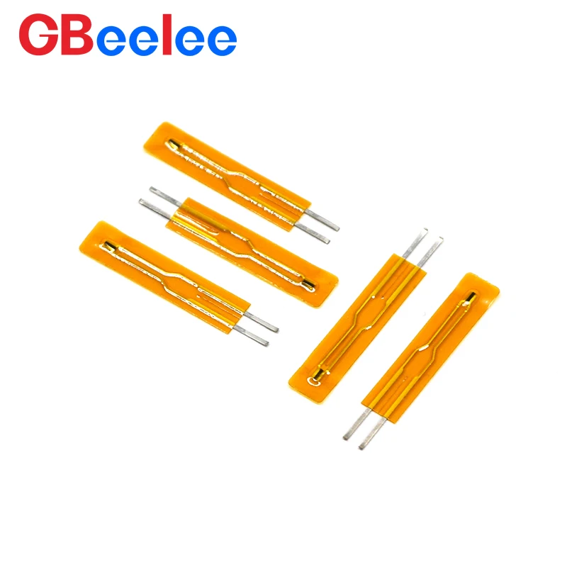 50 Uds B3435 NTC 10K termistor forma ultrafina aislante resistencia de película delgada ordenadores impresoras Sensor de temperatura de película delgada