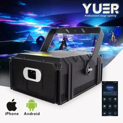 12W 15W Laser Projector Light 30K Waterproof Animation Effect with APP Bluetooth ILDA DMX RJ45 Control Stage Light for DJ Party