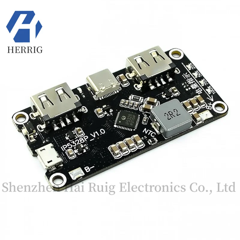 IP5328P Power bank bidirectional fast charging module Mobile power motherboard 3.7V to 5V9V12V boost