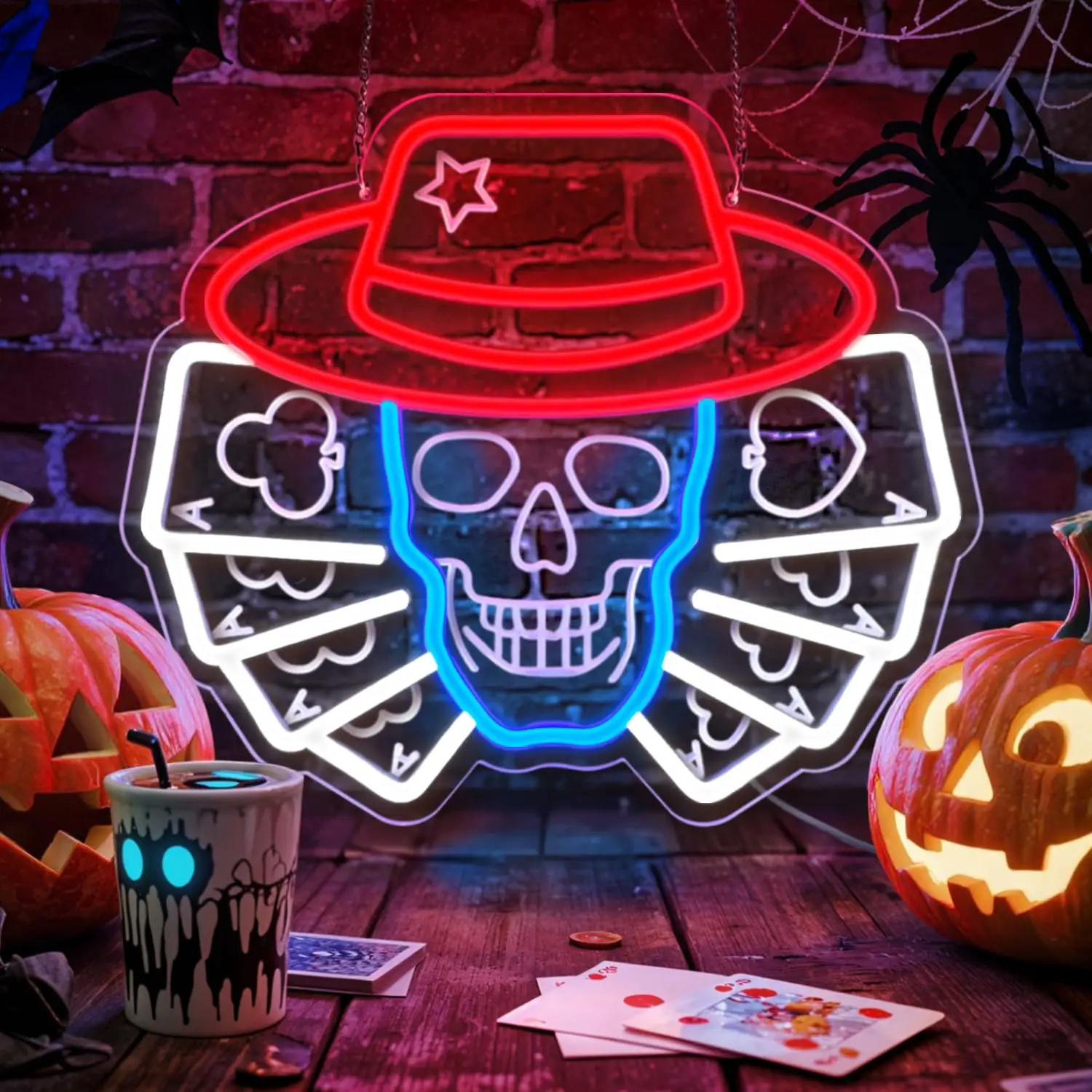 skull-poker-neon-sign-for-halloween-wall-decor-usb-dimmable-for-halloween-game-room-man-cave-spooky-season-halloween-party-decor