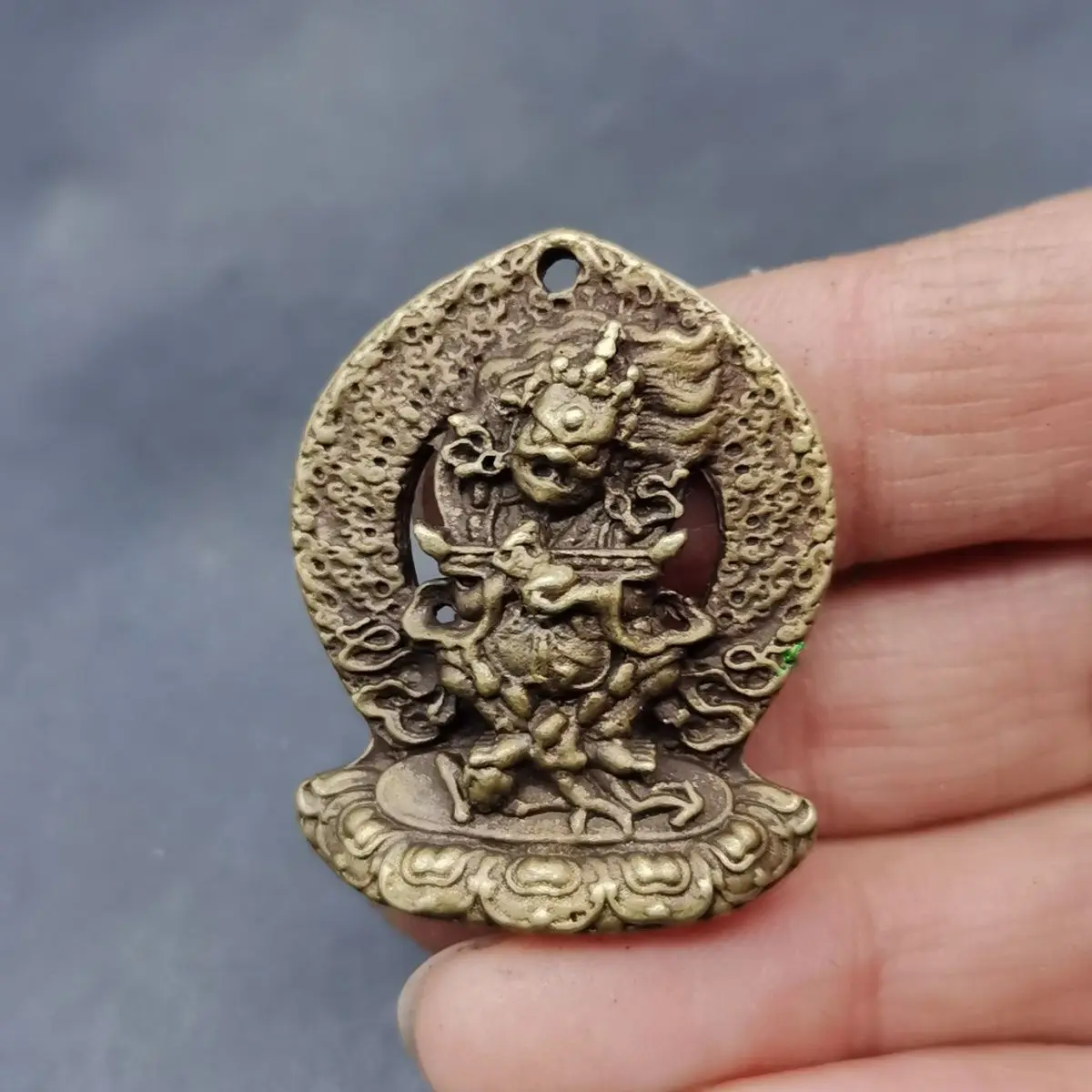 Tibet Tibetan Wrathful Dharma Protector Pendant Statues Figurines Lucky Ornaments Home Decoration gifts