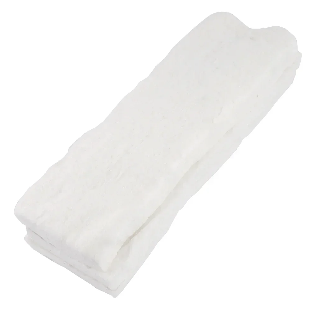 New Ceramic Sponge Fiber Blanket White 1206 ℃ 30*10*1.5cm/2.5cm 3pc Ceramic Fiber Blanket Firplace Safety Bio Fire Wool Sponge