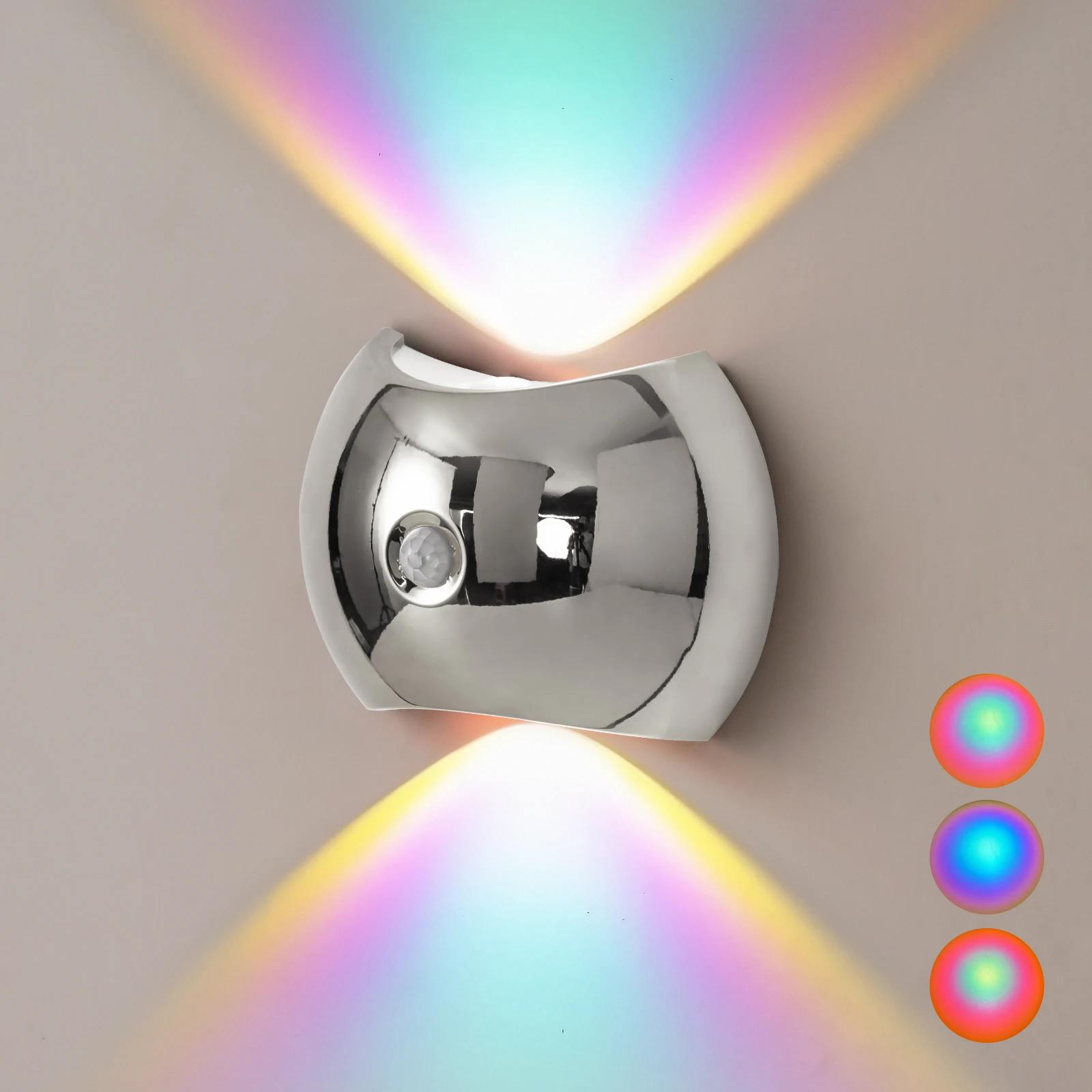 GDLUOAO USB Rechargeable LED Neon Wall Lights, Night Lights with Motion Sensors